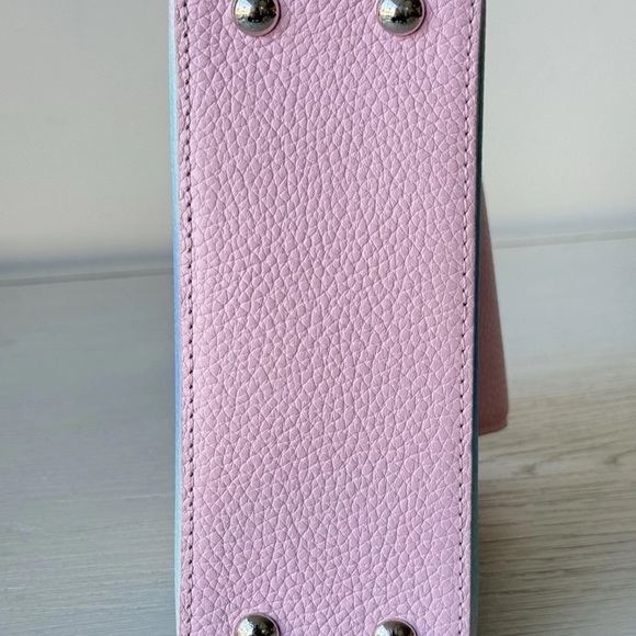 Louis Vuitton Capucines Mini Bag Taurillon Leather Degrade Rainbow Shoulder Bag - Picture 6 of 11